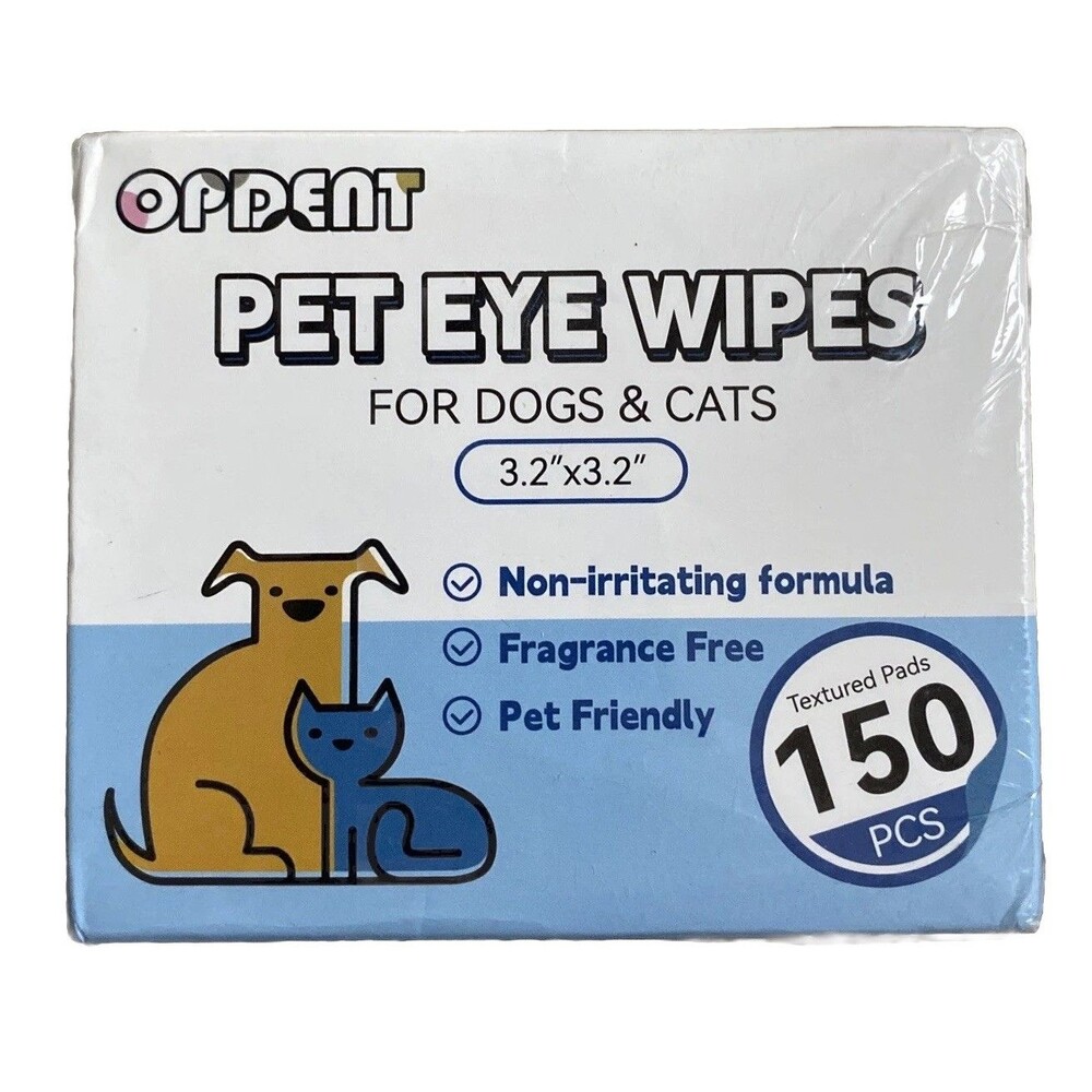 Eyes Wipes Dogs Cats  Tear Stain Remover Eye Cleaner 150 Pieces Fragrance Free